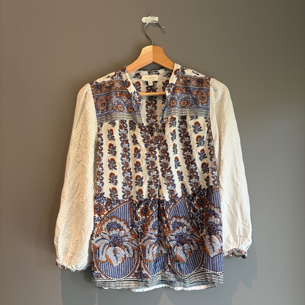 Lucky Brand Floral Blouse